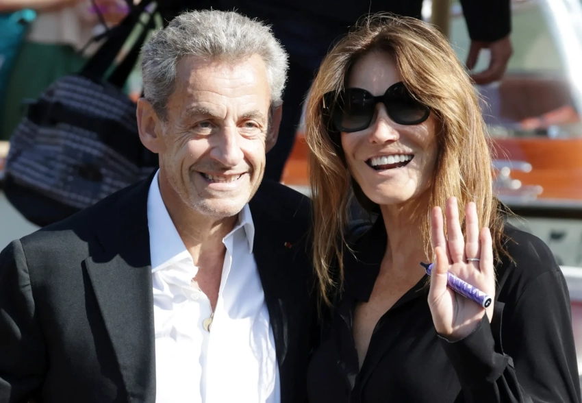 "Всем бы такие ходки!". Николя Саркози отметил освобождение из тюрьмы вместе с Карлой Бруни в пафосном ресторане