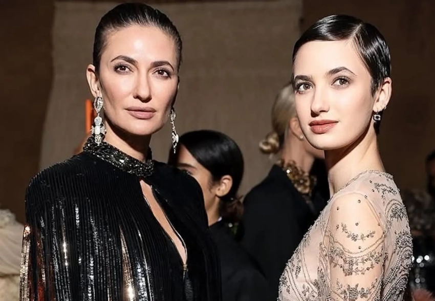 Жёны олигархов, Снежанна Георгиева с дочерью, Оксана Бондаренко, Екатерина Мухина и жена главы Газпромбанка на гала-ужине Valentino